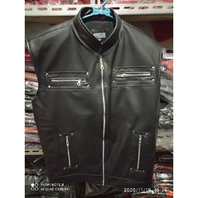 Jaket Kulit Domba Asli Pria Elegant Brownie ARL 033 Silverstone RFLA Ariel Noah 90