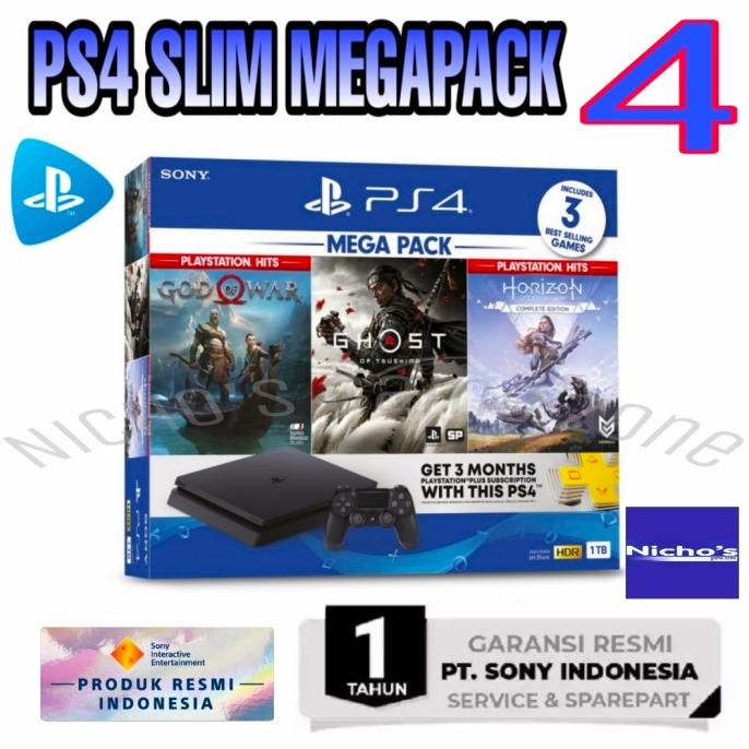 PS4 Slim 1Tb Cuh-2218B Mega pack Bundle