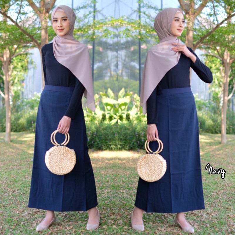 ROK KANTOR / WORK SKIRT - M L XL XXL L3 L4 L5 ROK FORMAL JUMBOSIZE - ROK KANTOR - MAHASISWA-5