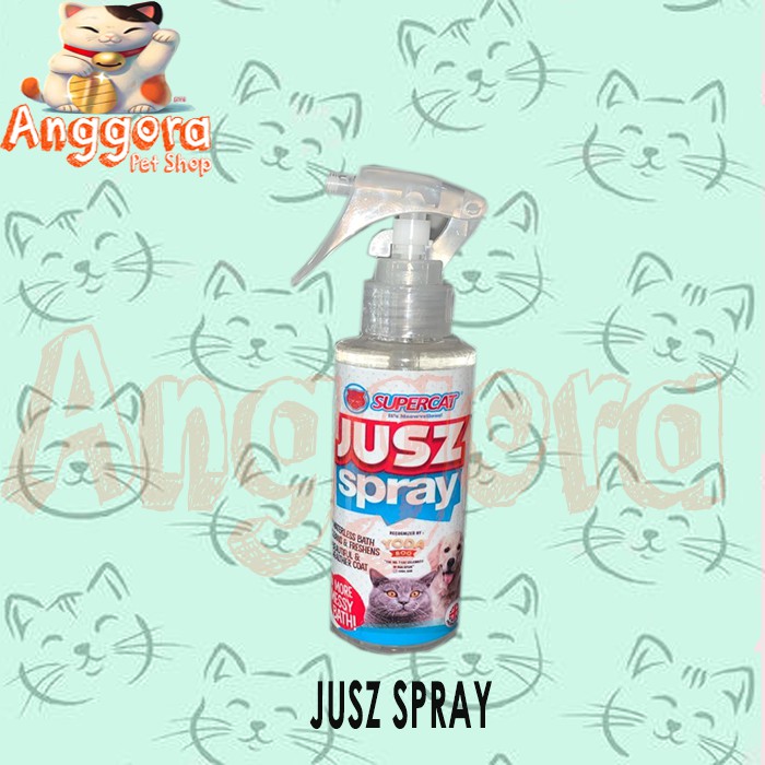 Obat Luka, Anti Kutu, Jamur Scabies, Anjing , Kucing Jusz Spray 150ml