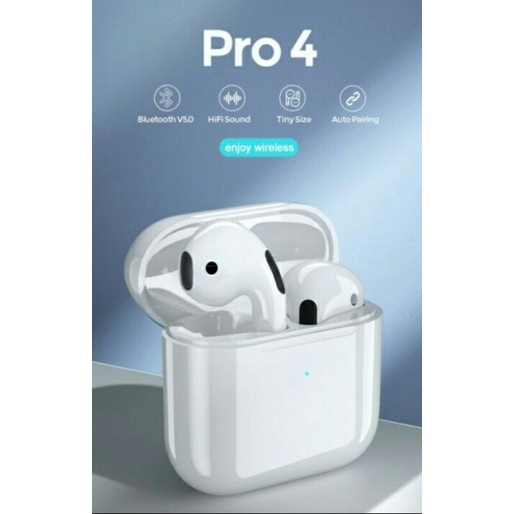 Earphone Bluetooth Pro 4 TWS