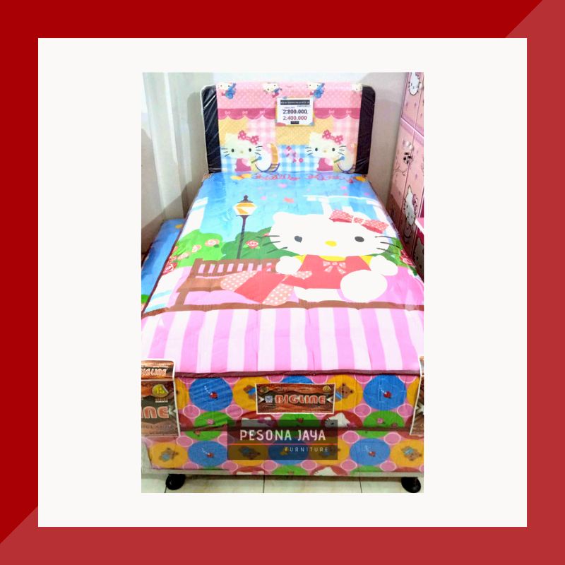 Springbed Sorong Bigland Hello Kitty 120×200