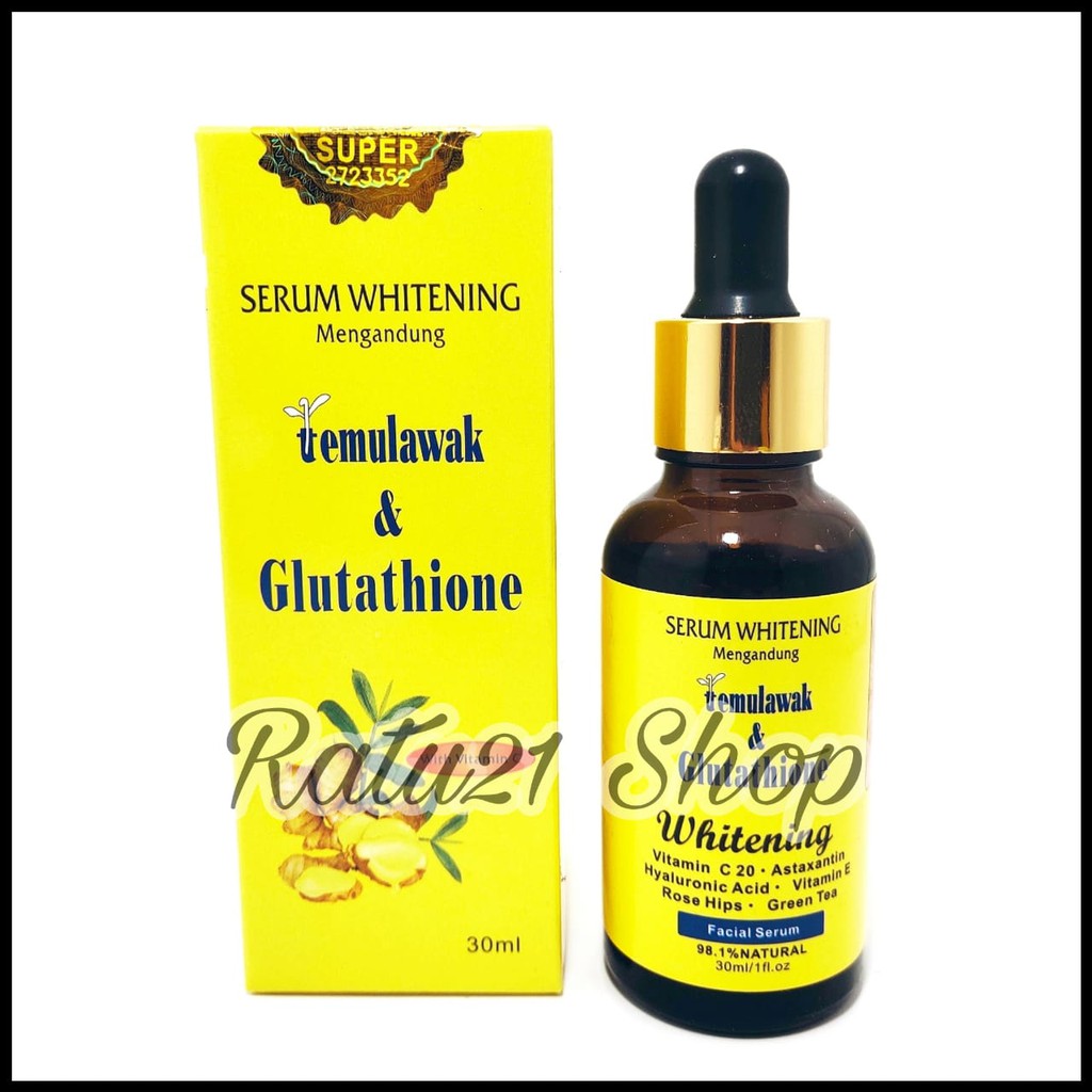 Serum Temulawak Whitening&Glutathione Original 30ml