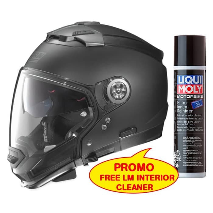 SALE Helm Nolan N44 Evo Classic Flat Black Double D Ring