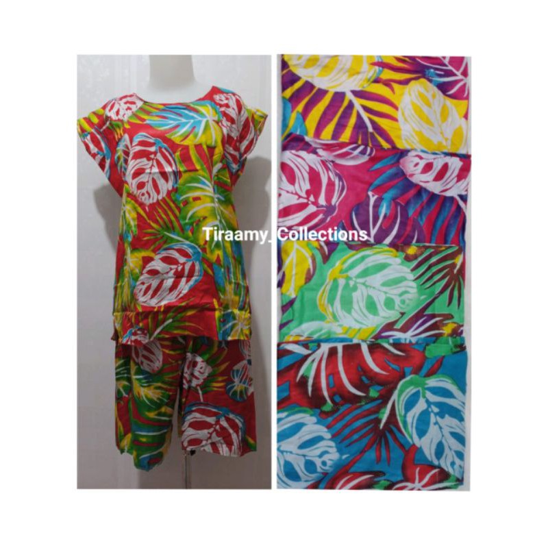 Daster kulot/setelan celana pendek/daster gogo pendek/daster setelan/ baju tidur wanita