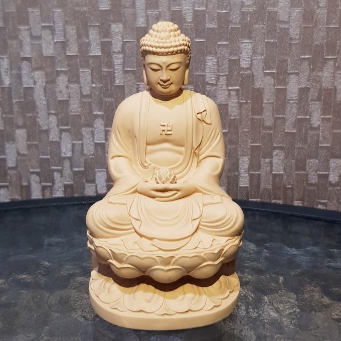 siap kirim] Rupang Patung Buddha Amitabha 4"