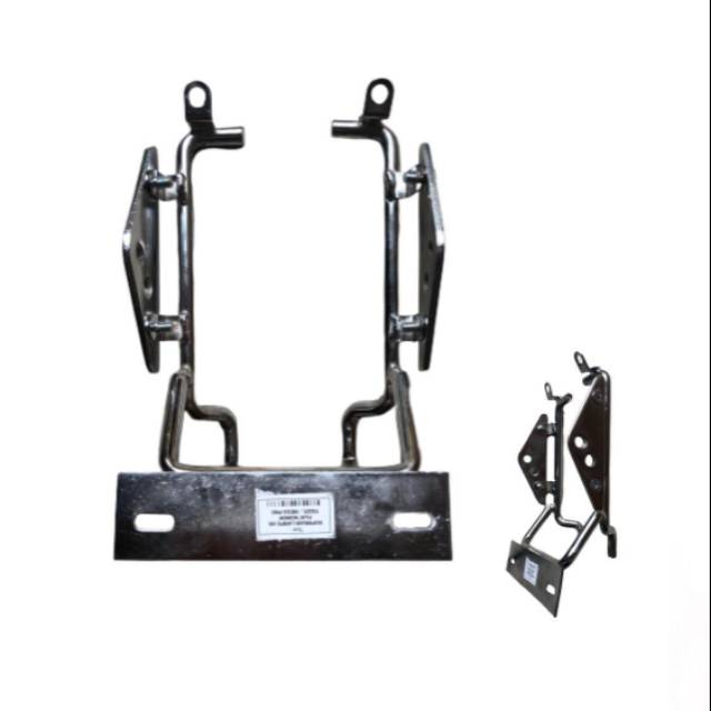 Pangkon Lampu Pesek Model Tralis Krom PNP GL MAX - PRO