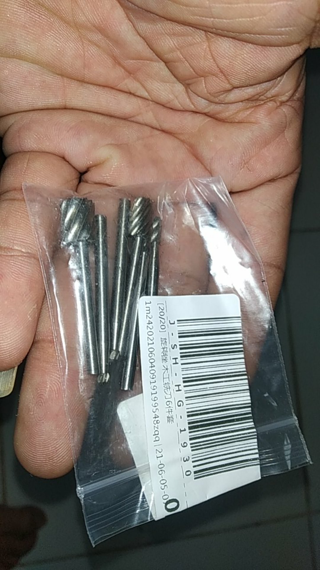 6pcs Hss Routing Router Grinding Bits Burr Dremel Rotary Tool Accessories