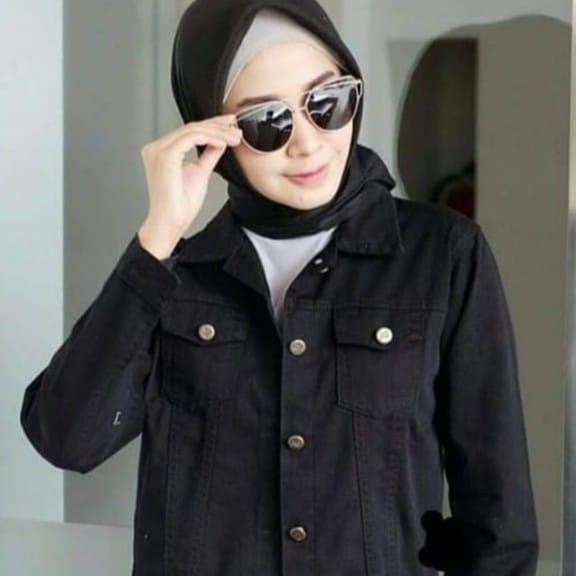 [TERLARIS] jaket wanita jeans biondy Biondi Jumbo XL