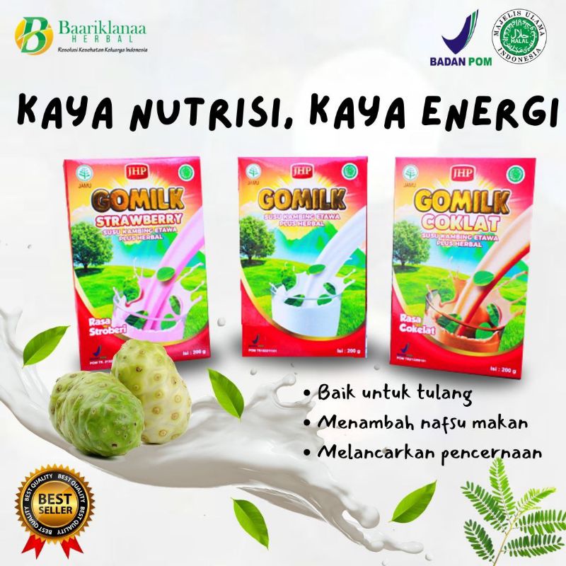 

GOMILK Susu Kambing Etawa + HERBAL