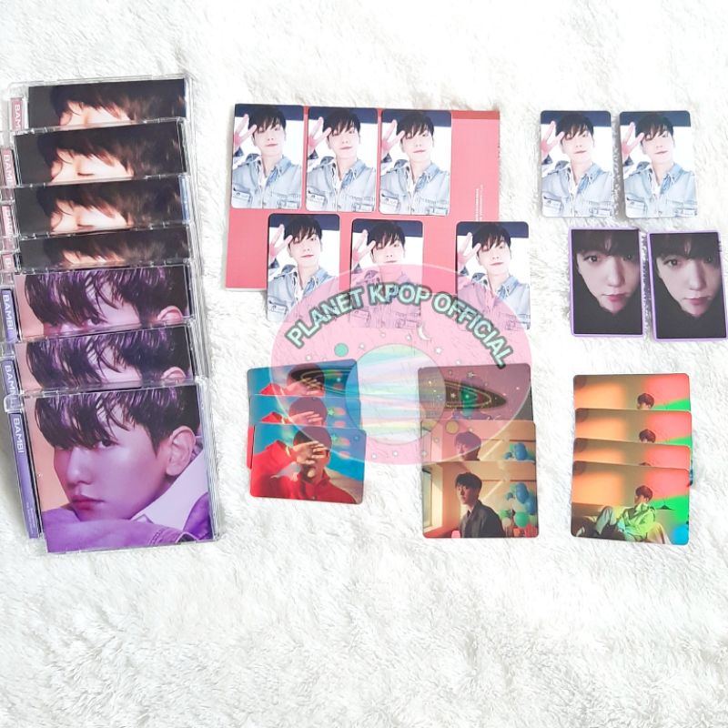 READY STOCK PHOTOCARD PC BAEKHYUN ALBUM BAMBI JEWEL VER
