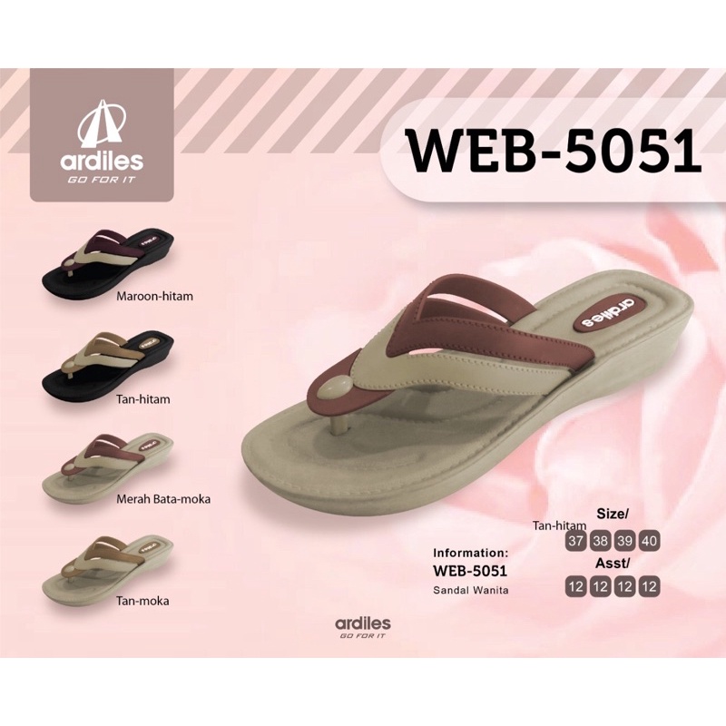 ARDILES Sandal Japit Wesges Type WEB 5051 &amp; 5072