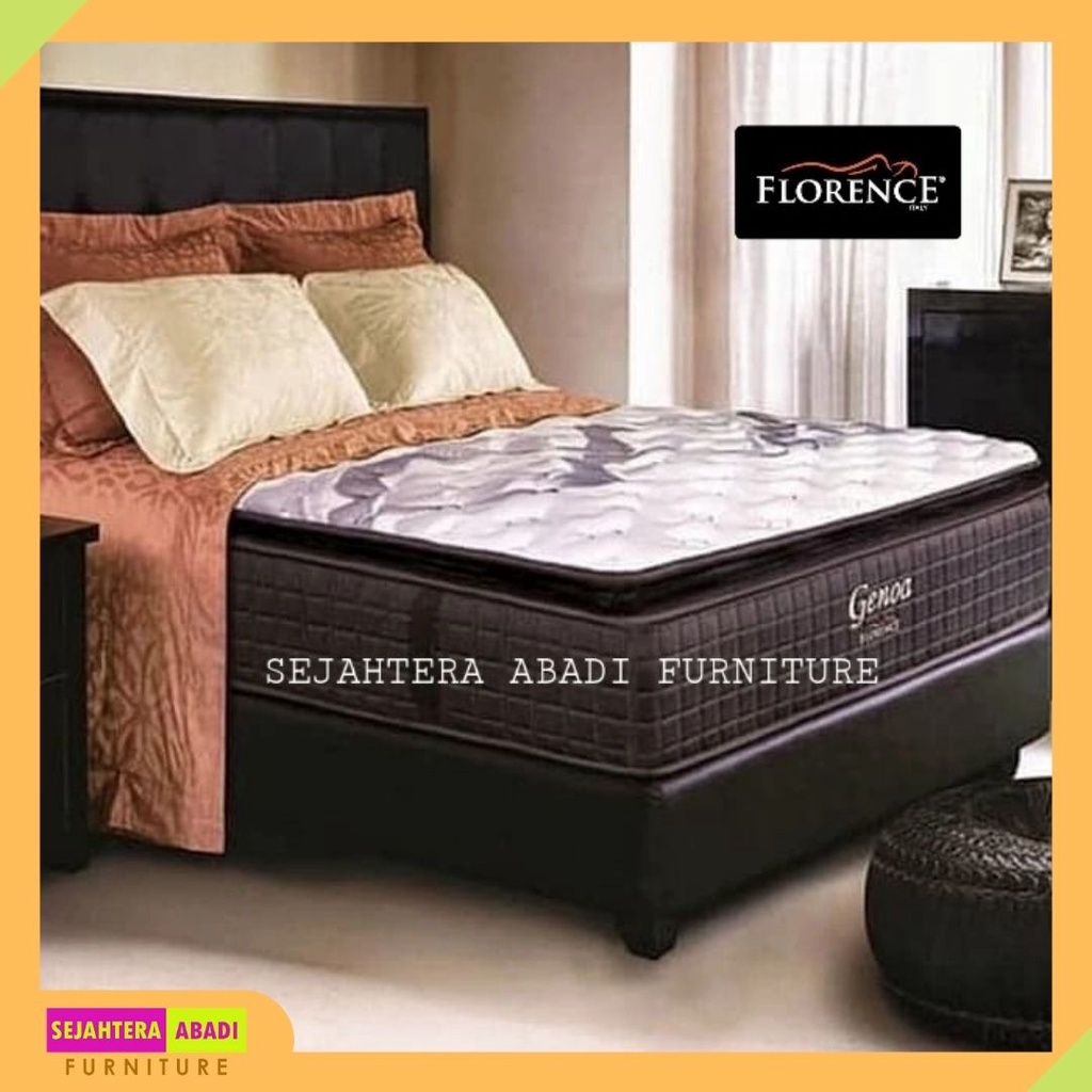Spring Bed Florence Pillow Top New Genoa Murah limited Matras Only 160x200 SALE