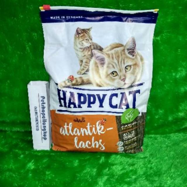 Makanan Kucing Happy Cat Adult Atlantik lachs salmon 10kg (Ekspedisi) makanan kucing dewasa salmon supreme