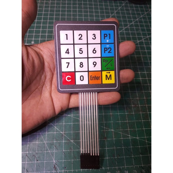 Keypad Pom Mini Membran 4x4 Tombol Model Custom Pertamini Digital