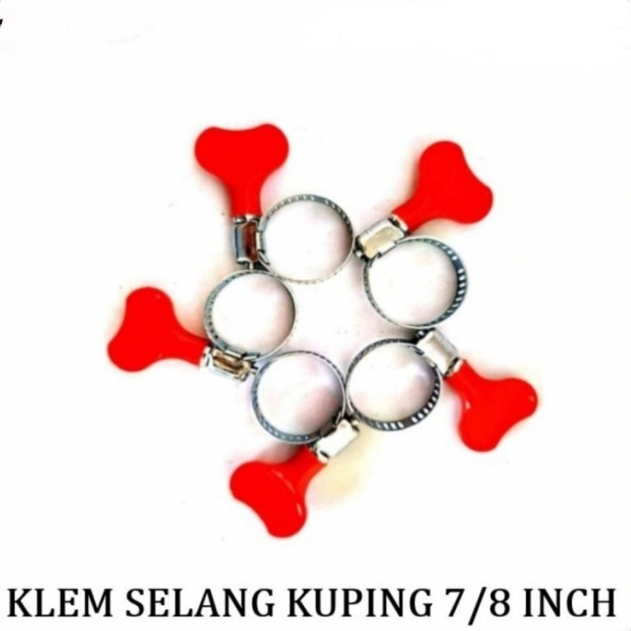 Klem Kuping 7/8 inch Pengaman Selang Kompor Gas Cincin Kleman 7/8&quot;