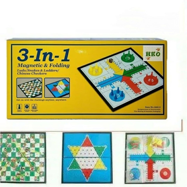 3in1 Game Magnetic & Folding Board