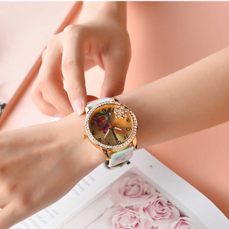 Free Battery Jam Tangan Wanita Jam Tangan Romantis Harga Rendah Shopee Indonesia