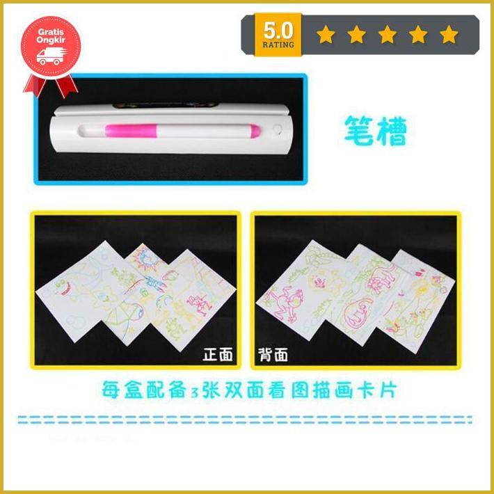 

Buku Gambar Ajaib Magic Drawing Board Papan Tulis Menulis Ajaib 3D - Satelit Diskon