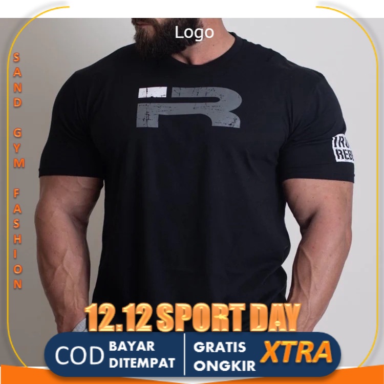 KAOS TEE TSHIRT PRIA FASHION COTTON BEST SELLER BAGUS MURAH FITNESS GYM OLAHRAGA SGF SGF