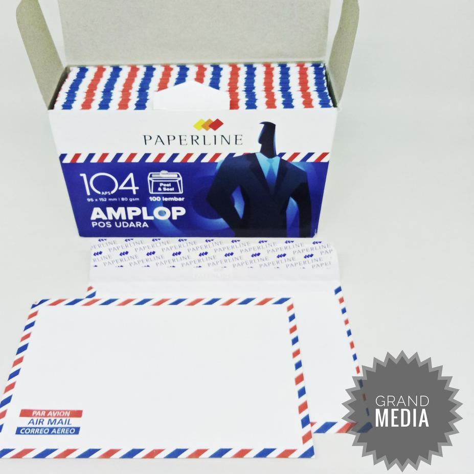 

Limited Product- [GRAND MEDIA] AMPLOP PAPERLINE 104 APS 80GSM ISI 100 LEMBAR