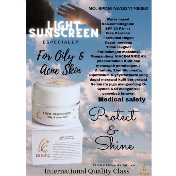 Sunscreen DRICHA by dr.ika