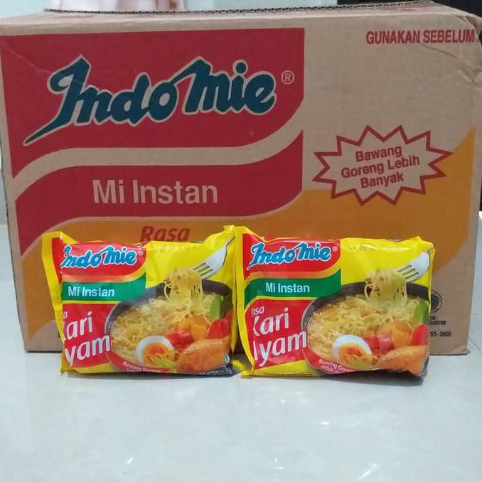 

Terlaris# Indomie Kari Ayam 1 Dus (Via Gojek)