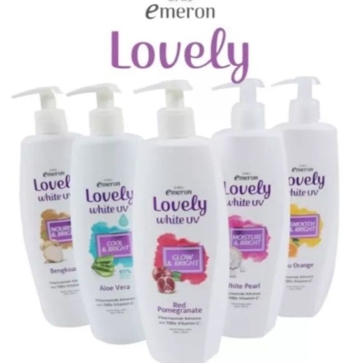 (500 ml) emeron lovely body lotion white