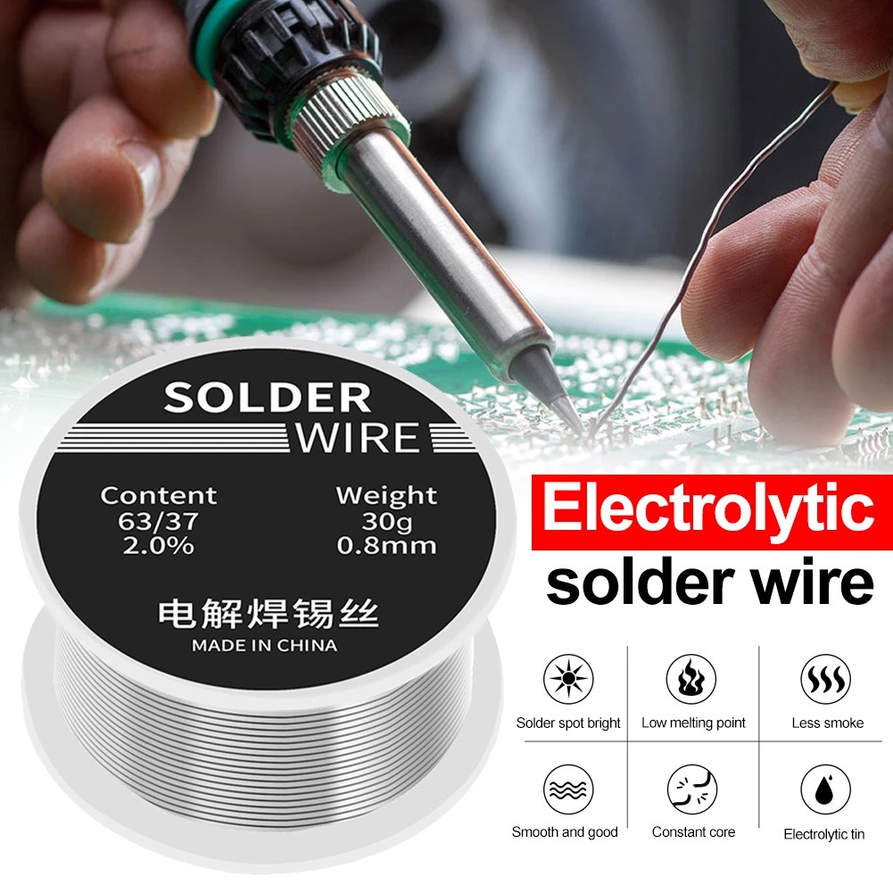 Timah Solder 0.8mm Tipe 63-37 Solder Wire