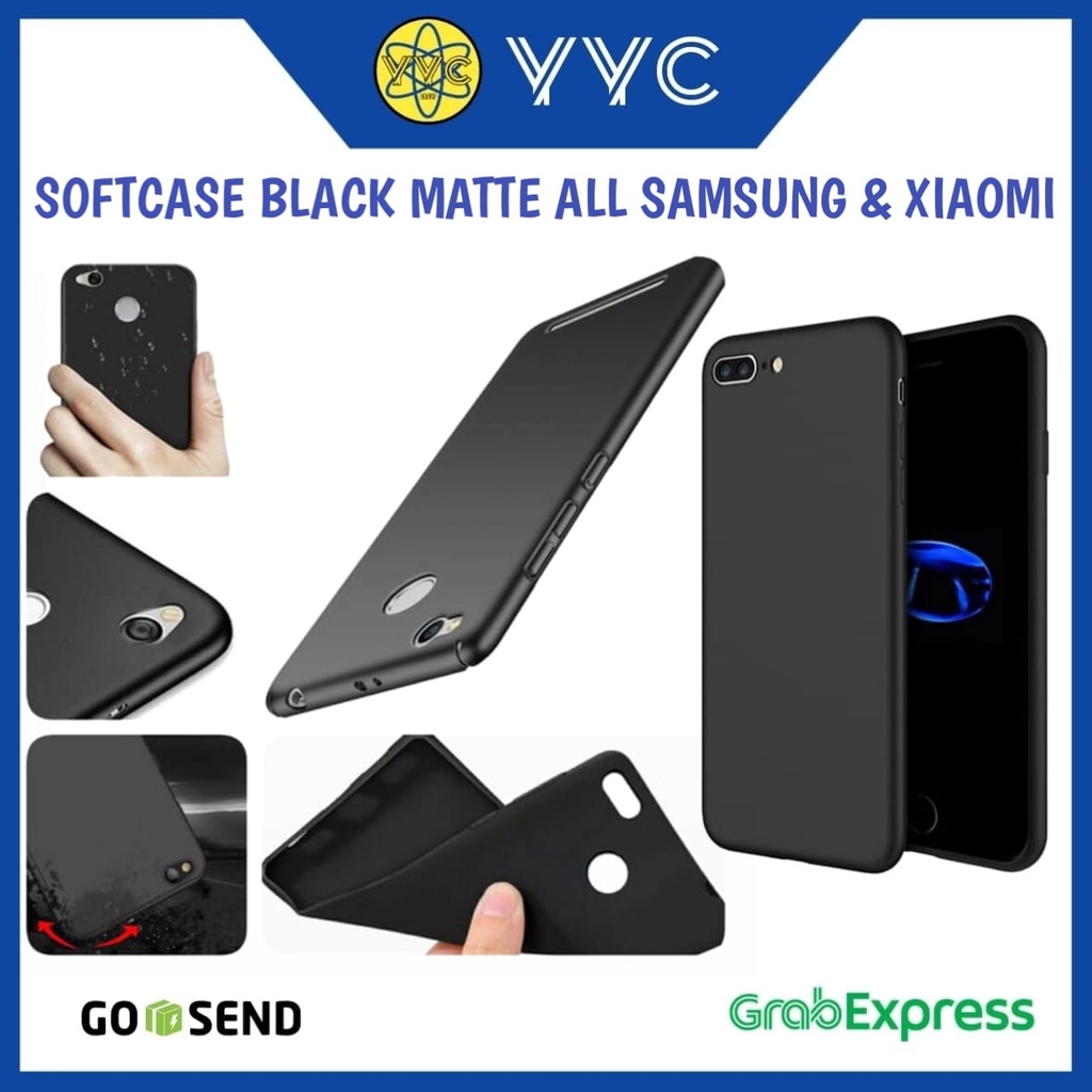 Softcase Black matte Samsung J2 prime