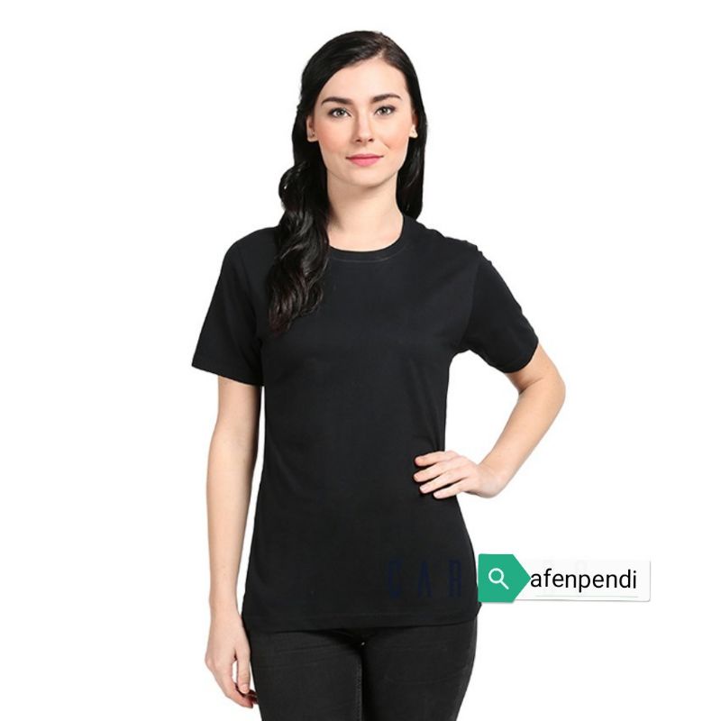 KAOS POLOS WANITA UKURAN S M L XL XXL XXXL