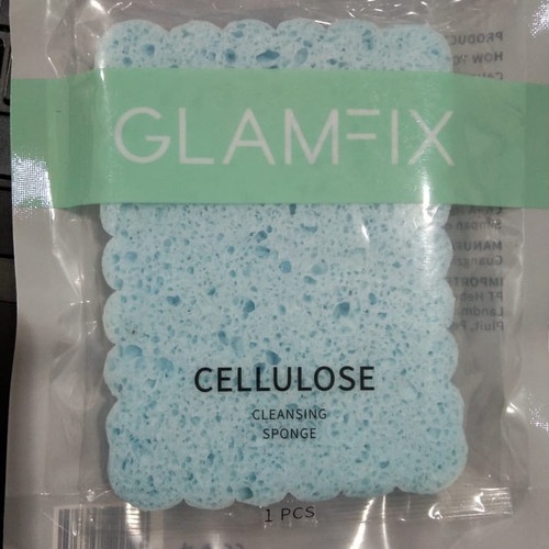 Glam Fix Squared Cellulose Cleansing Sponge / Sponge Pembersih Wajah Persegi