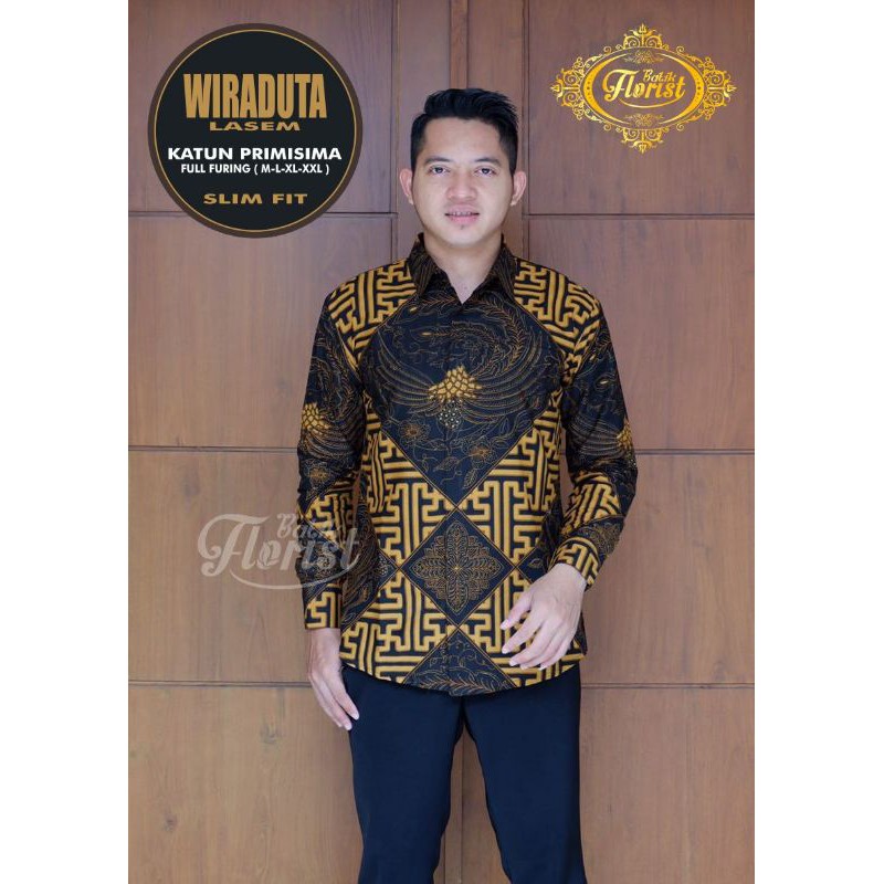 Kemeja Batik+FURING jaitan rapi