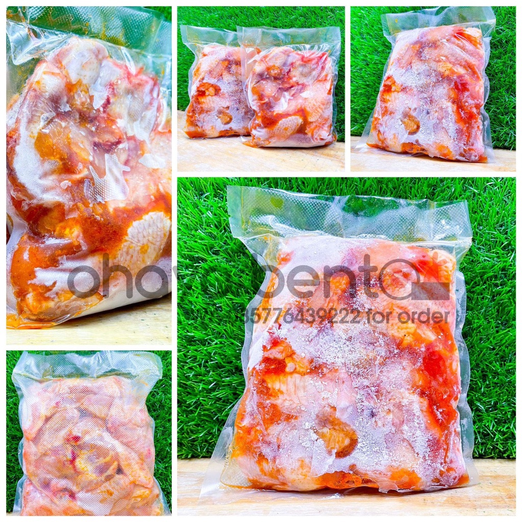 

Spicy Wings 1kg / Chicken Wing / Sayap Ayam Berbumbu / Halal