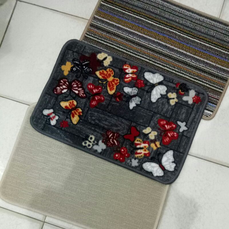 keset kaki ambal/ keset kaki motif/ keset kaki karet murah