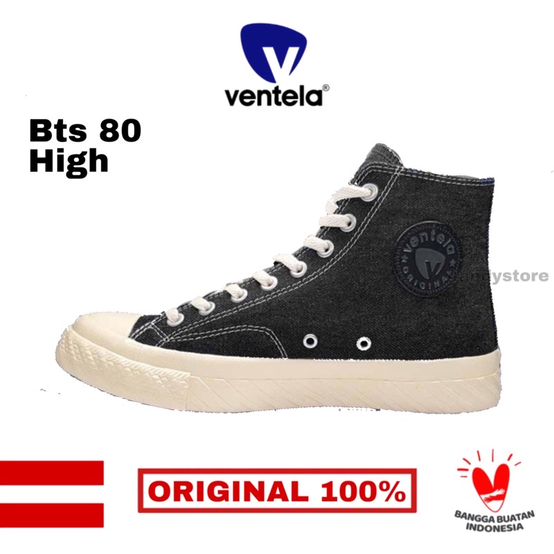 Ventela Bts 80 High Denim Black [ORIGINAL]
