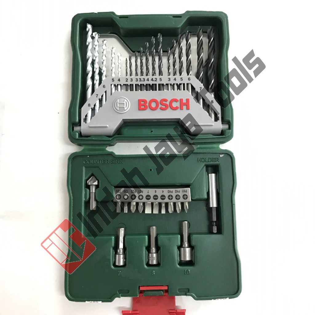 Bosch X-Line Set 33 pcs / Mata Bor dan Obeng Set Kombinasi