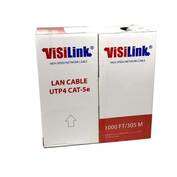 Visilink Cable UTP RJ 45 Cat 5e Berkualitas Murah Berkualitas