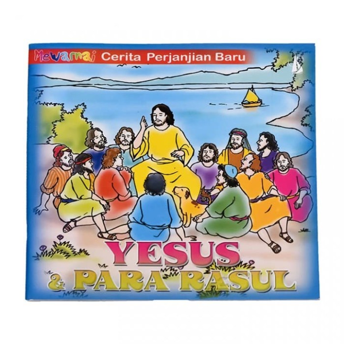 

Huseincollection - Buku Rohani Anak Mewarnai - Yesus Dan Para Rasul - Buku Anak - Cerita