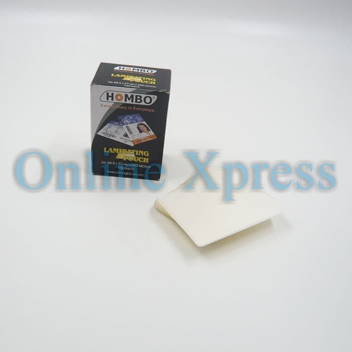 Laminating Film Ukuran ID KTP 250mic Hombo