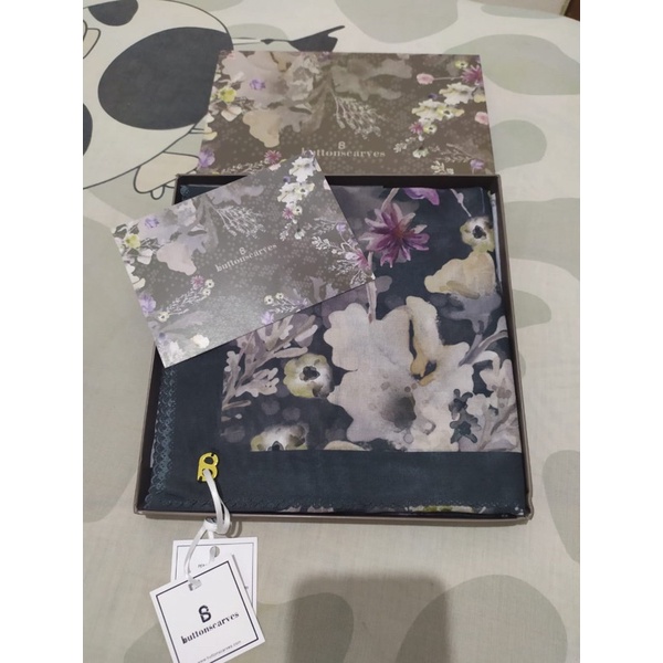 NEW BUTTONSCARVES FIORE DARK GREY