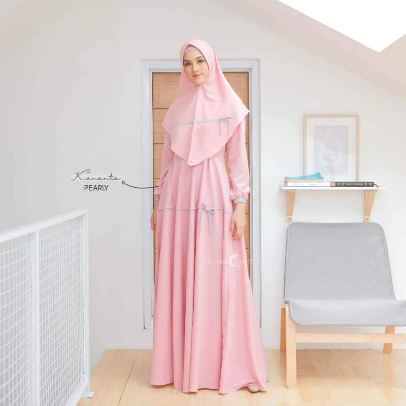 Emmaqueen Gamis Terbaru Kananta Set Dress Emmaqueen