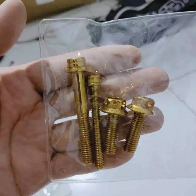 Baut probolt krucut kaliper monoblok dan baut breket full set