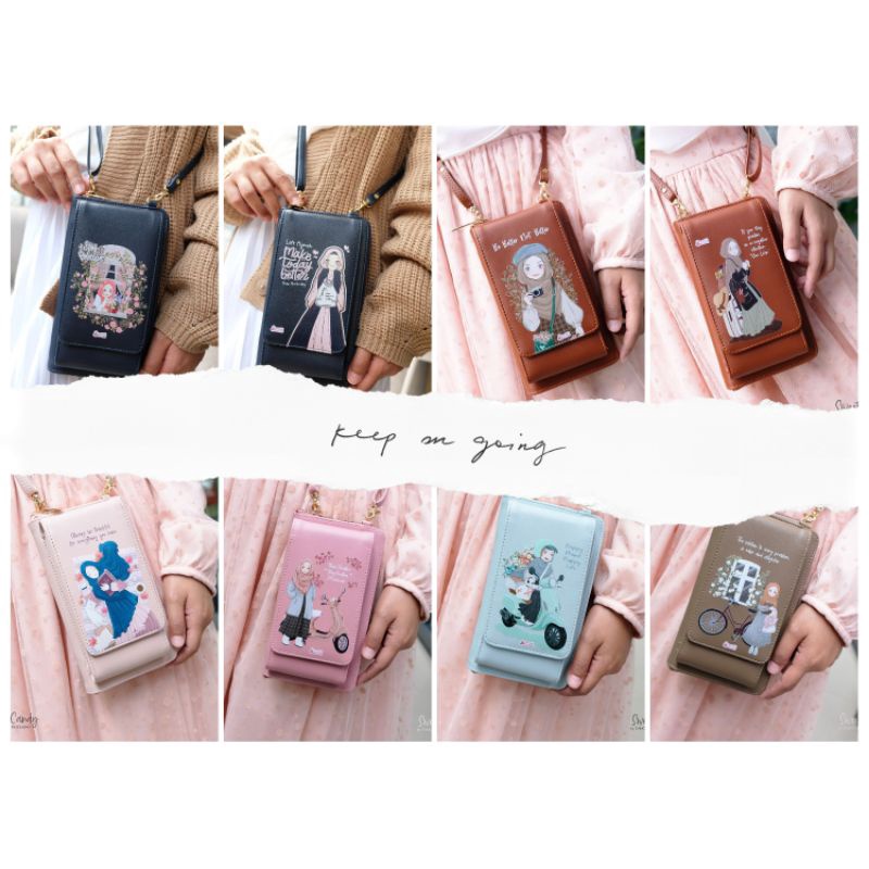 SWEET CANDY WALLET BAG | TAS HP | DOMPET | GANCI UNYU MUSLIMAH | KULIT SINTETIS