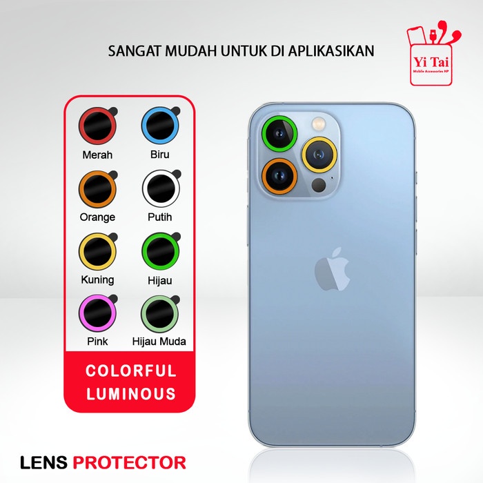 RING LENSA KAMERA LUMINOUS YI TAI FOR IPHONE 14 PRO IPHONE 14 PRO MAX