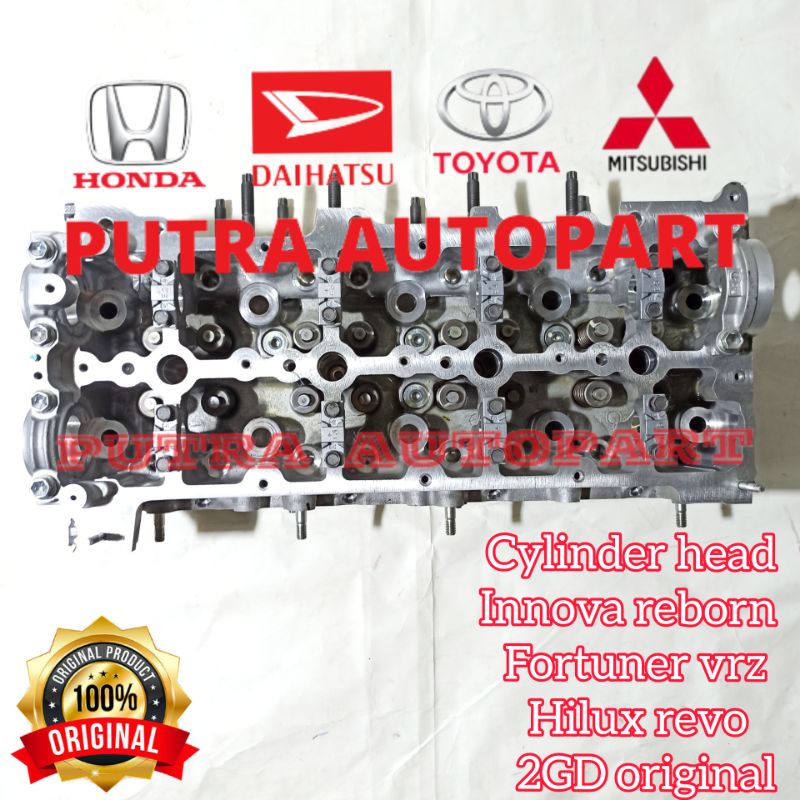 cylinder head silinder head innova reborn fortune vrz hilux revo 2GD original toyota