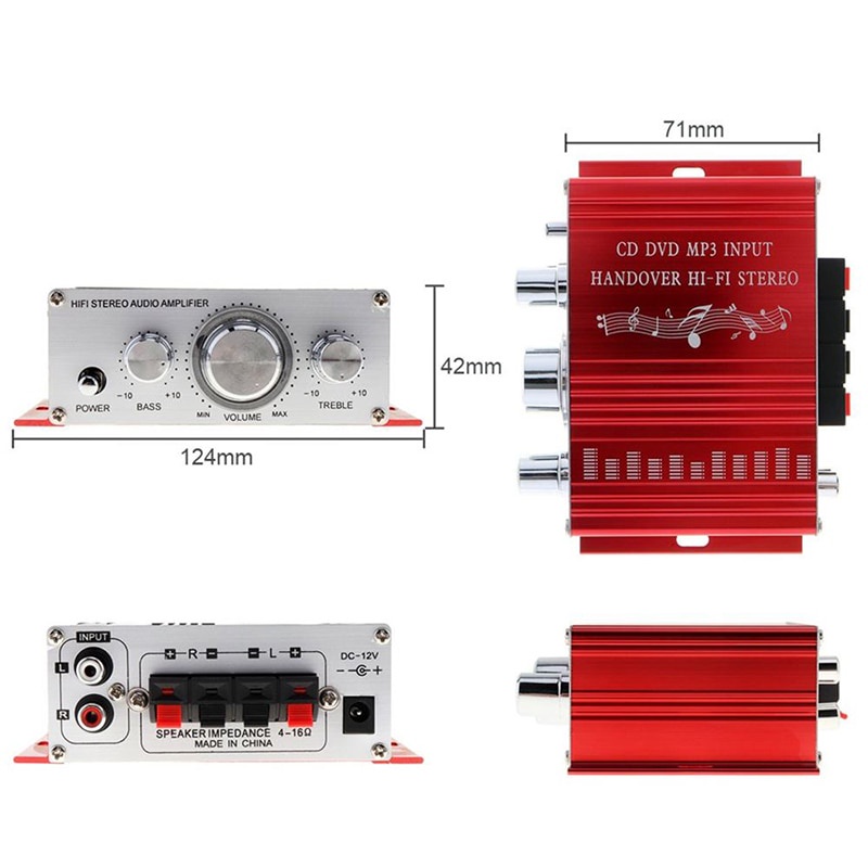 Ampli Mini Lepy Hi-Fi Stereo Amplifier Speaker 2 channel 20W