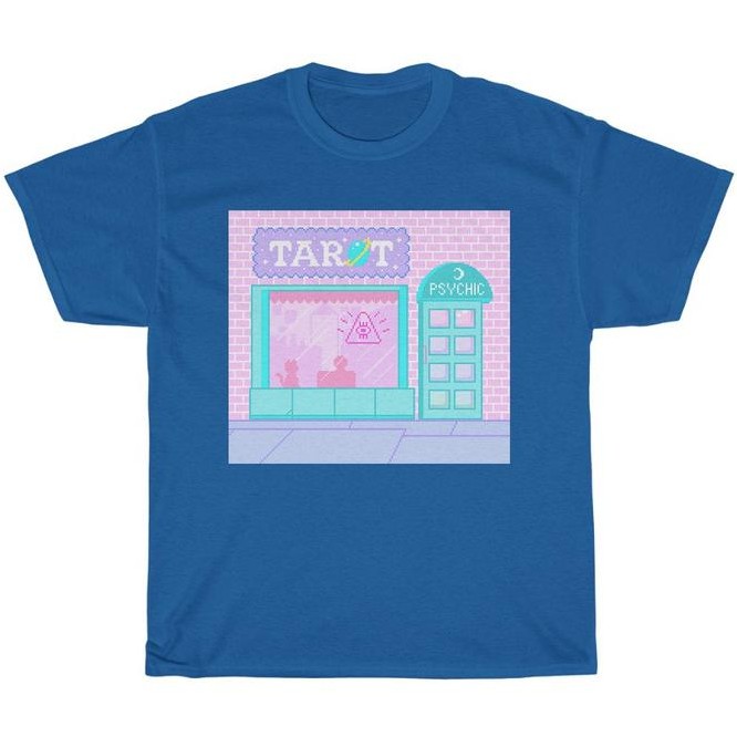 Tshirt Kawaii Aesthetic Tarot place Premium Cotton Combed 24s