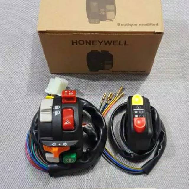 SAKLAR HONEYWELL SET KIRI KANAN UNIVERSAL MIO FINO BEAT VARIO SATRIA VIXION RX KING DLL