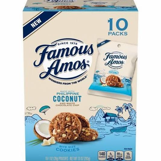 

FAMOUS AMOS COOKIES COCONUT WHITE CHOCOLATE 10 PACK DC51C1215